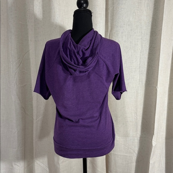 Champion Deep Purple Short Sleeve Zip Up Hoodie - Picture 2 of 5